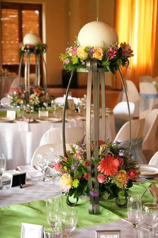 A Multi Styl table centrepiece